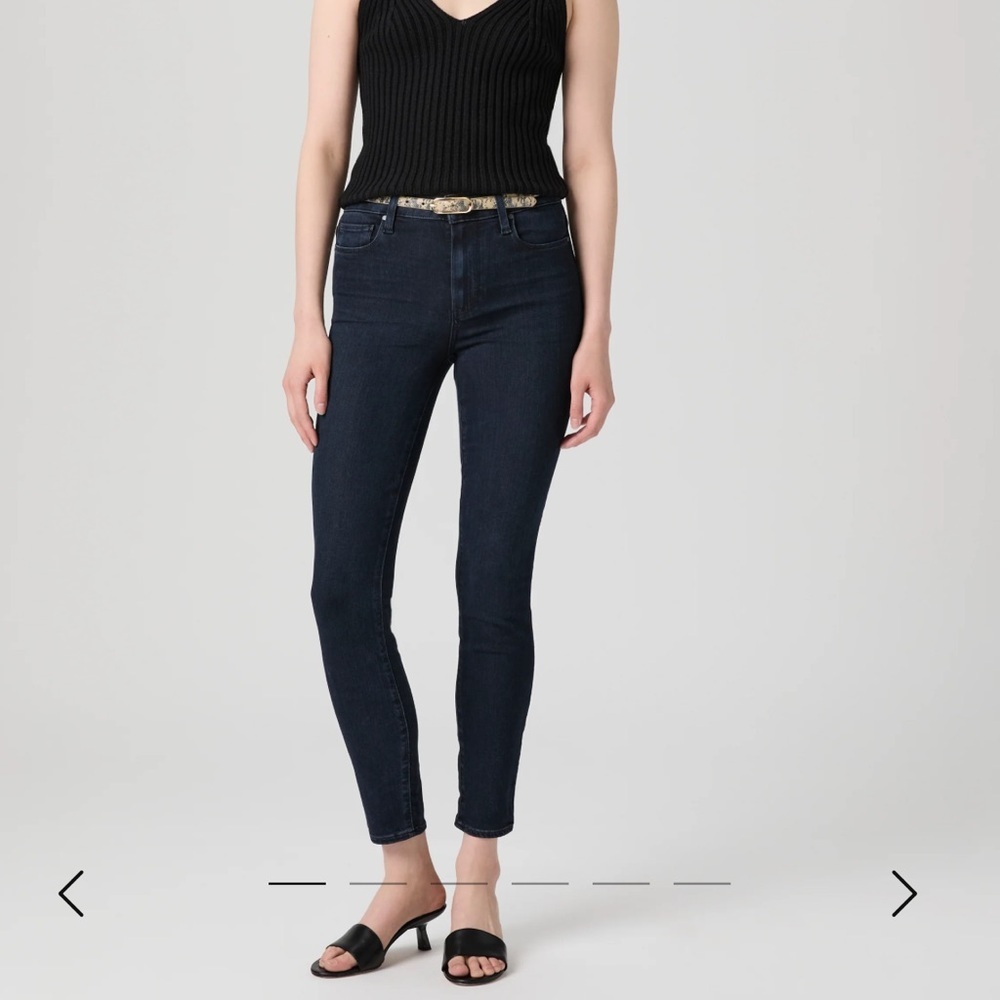 PAIGE Hoxton Ankle Blue Jeans size 32